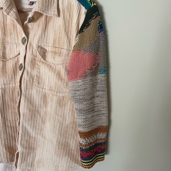 Anthropologie Pilcro Easy Going Corduroy Shacket Oversized Woven Boho - Picture 10 of 13